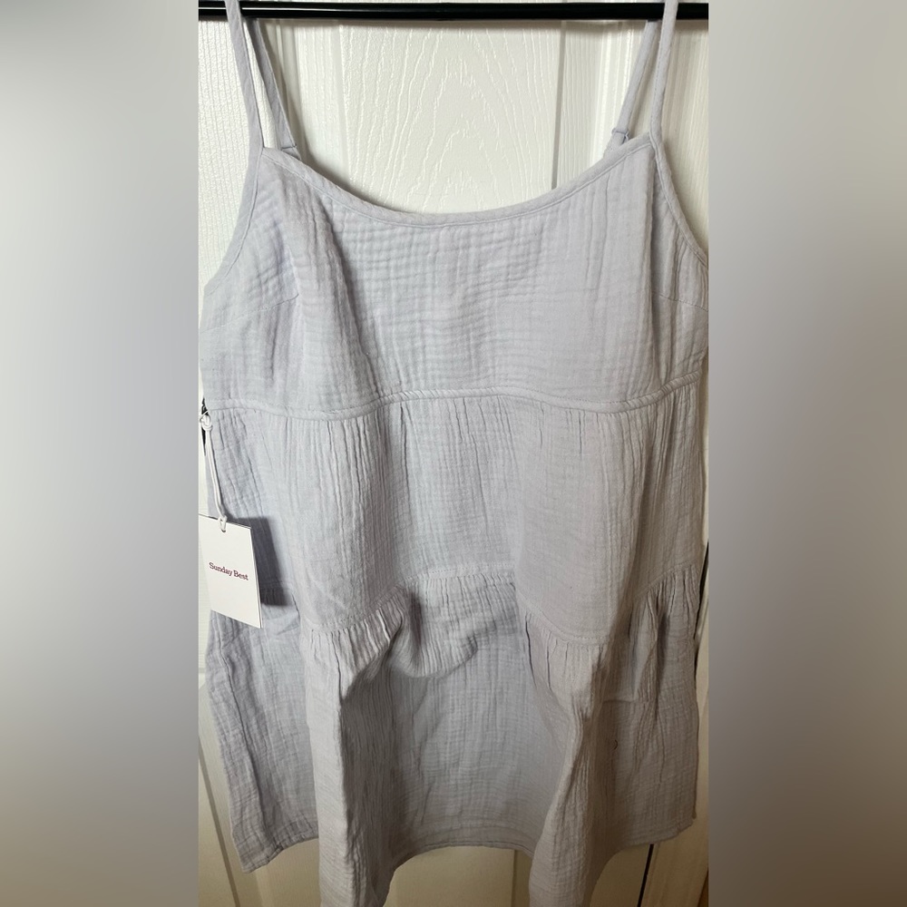 Aritzia Sunday Best Jasper Dress Dusk Blue S *BNWT* - Picture 4 of 5